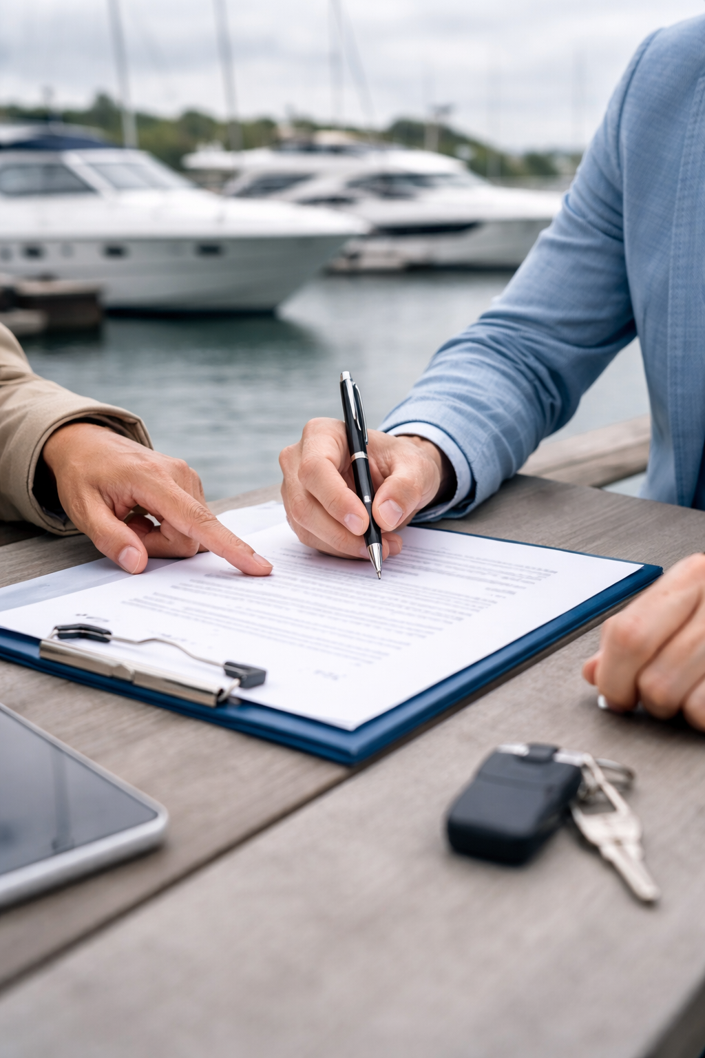Boat sale guidance visual